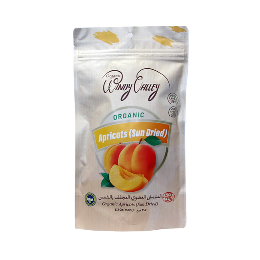 Organic Sun Dried Apricots 150g