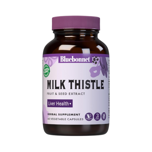 Bluebonnet Milk Thistle Fruits & Seed Extract 175mg, 60 Capsules