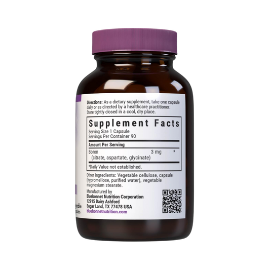 Bluebonnet Triple Boron, 90 Capsules