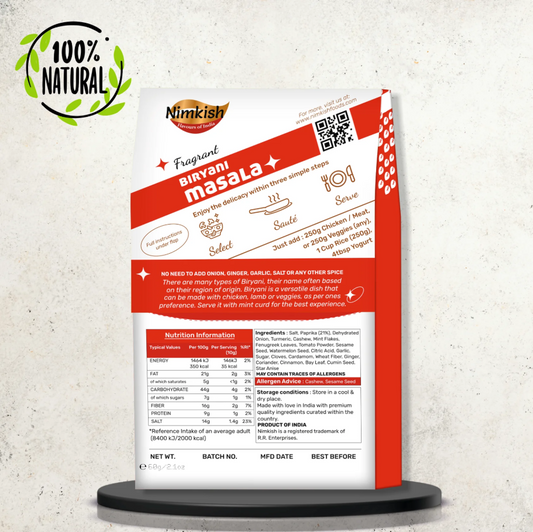 Nimkish Biryani Masala Spice Mix