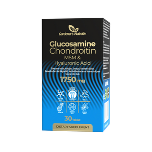 Gardener's Nutraliv Glucosamine Chondroitin + MSM & Hyaluronic Acid - 30 Tablet Gardener's Nutraliv Glucosamine Chondroitin + MSM & Hyaluronic Acid - 30 Tablet
