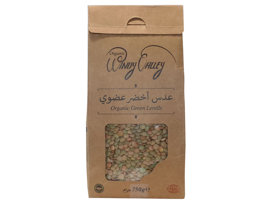 Organic Green Lentils 750g