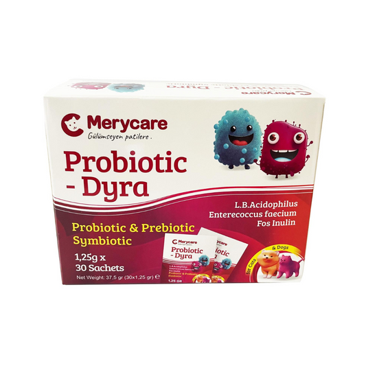 Merycare Probiotic Dyra Probiotic & Prebiotic Symbiotic (for Cats and Dogs) 30x1.25g