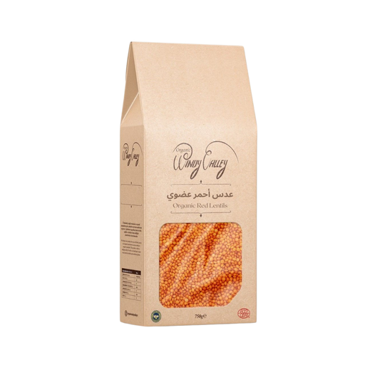 Organic Red Lentils 750g