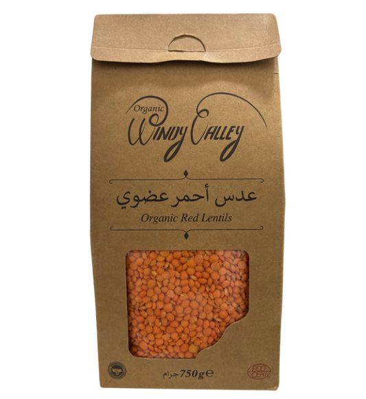 Organic Red Lentils 750g