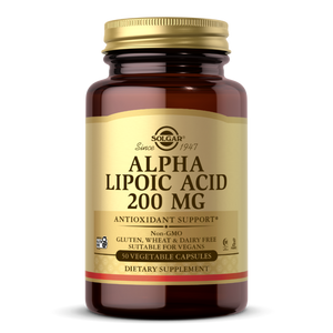 Solgar Alpha Lipoic Acid 200 mg, 50 VCapsules Solgar Alpha Lipoic Acid 200 mg, 50 VCapsules