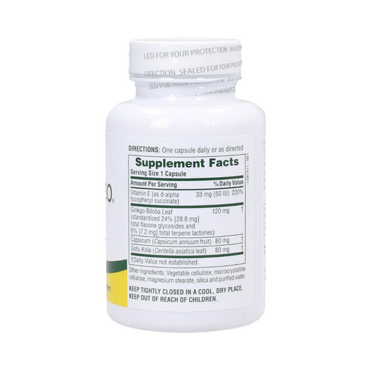 NaturesPlus Ginkgo-Combo®, 60 Capsules
