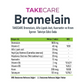 TakeCare Bromelain, Alpha Lipoic Acid, Quercetin and Chromium Supplementary Food, 30 Tablets