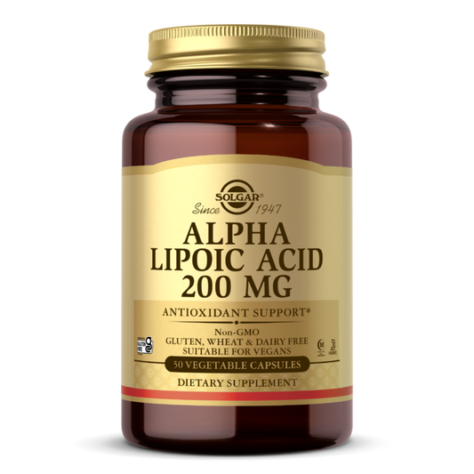 Solgar Alpha Lipoic Acid 200 mg, 50 VCapsules