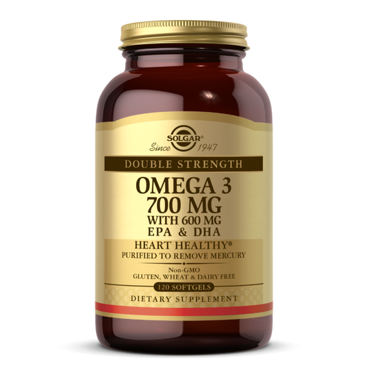 Solgar Double Strength Omega-3 700 mg, 120 Capsules